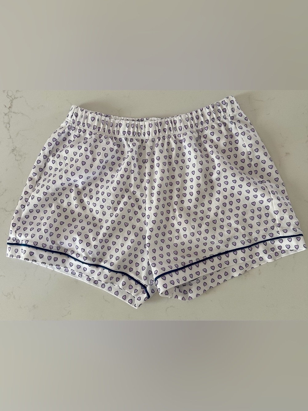 Roller Rabbit Mismatched Pajama Set with S Pink Heart and XS Blue Heart - Picture 4 of 5